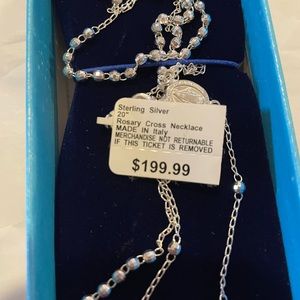 Beautiful ladies Sterling silver rosary